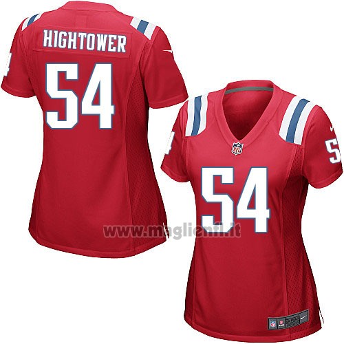 Maglia NFL Game Donna New England Patriots Hightower Rosso